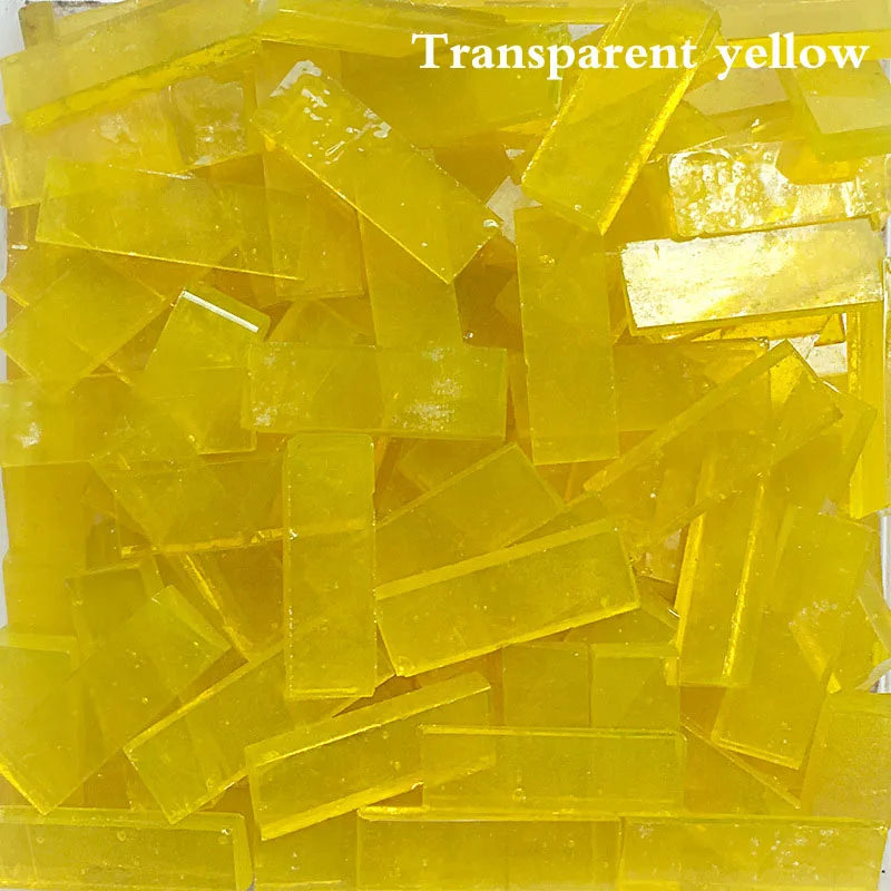 Thanh Mosaic Kính Tái Chế 7x21mm Trang Trí DIY 1000g
