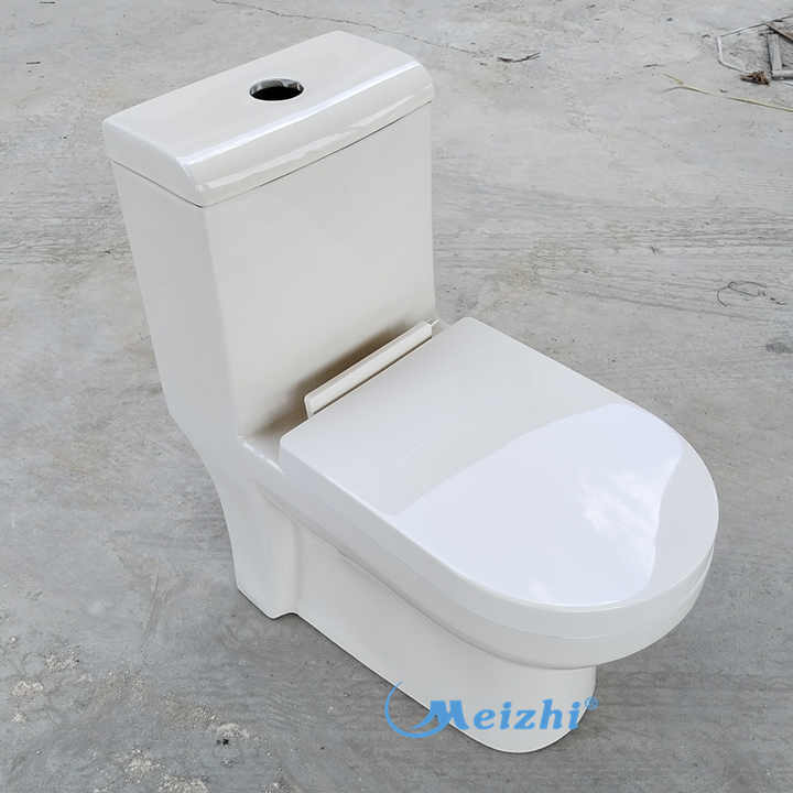 Factory direct sale one piece bathroom sanitary ware ivory color Commode toilet