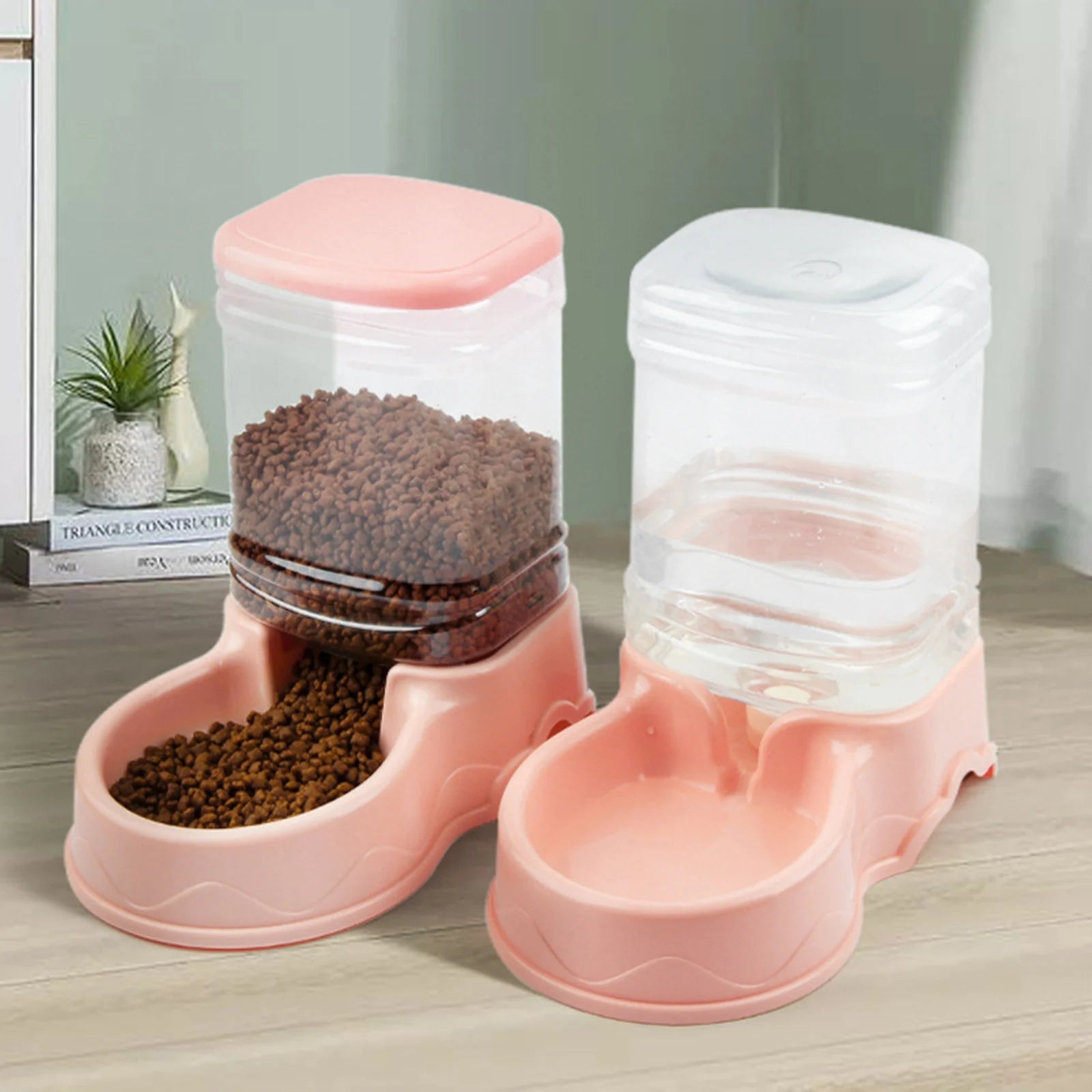 3.5L Automatic Pet Feeder Wate Food Dispenser for Small Medium Large Cat Dog Water Drinking Drinker Dish Small Medium Dog - Daisan Mart