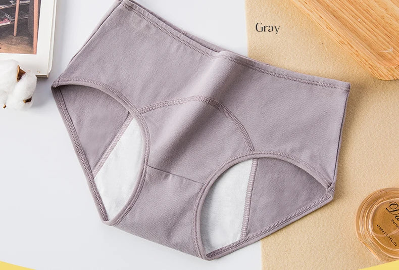 Anti-leak, breathable, cotton menstrual panties