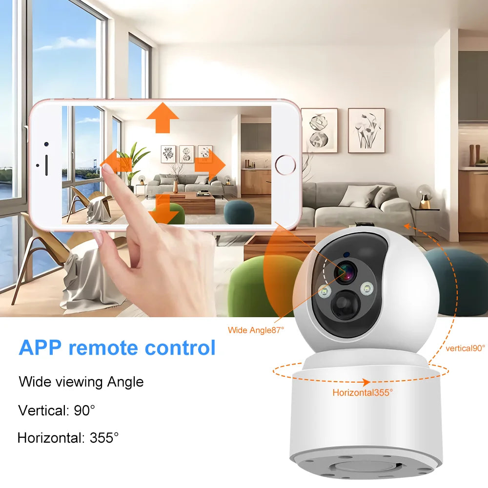 V380 Pro WiFi/4G Security Camera Energy-saving 18650 Battery