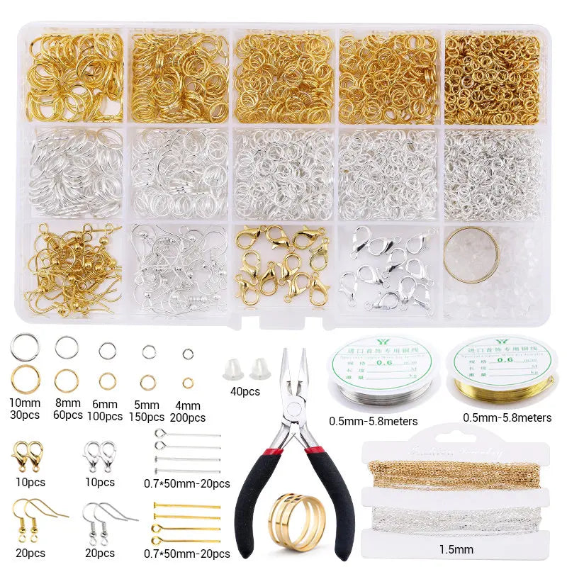 Jewelry Making Kit: Hooks, Bracelets, Beads &amp; Accessories
