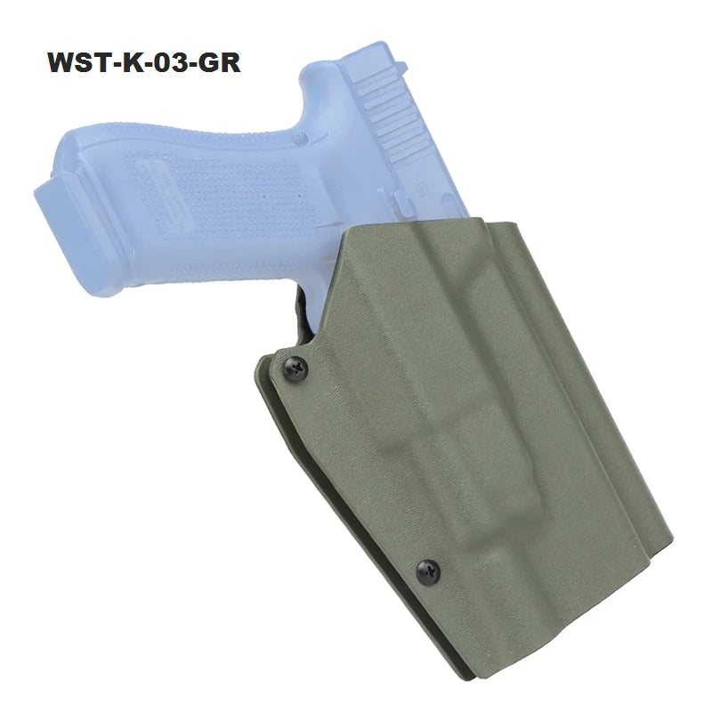 Kydex Holster for G17/19/19x/45 Inside Waistband Concealed Carry Holster Fit for G19x (Gen 1-5) Gun Holster X300 Light