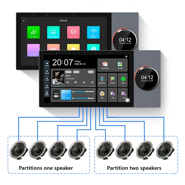Q7 Smart Control Screen - Sound &amp; Zigbee