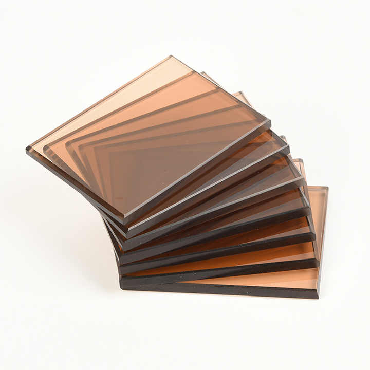 Euro bronze tinted float glass for windshields used in industrial bathroom decoration, curtain wall lighting applications 