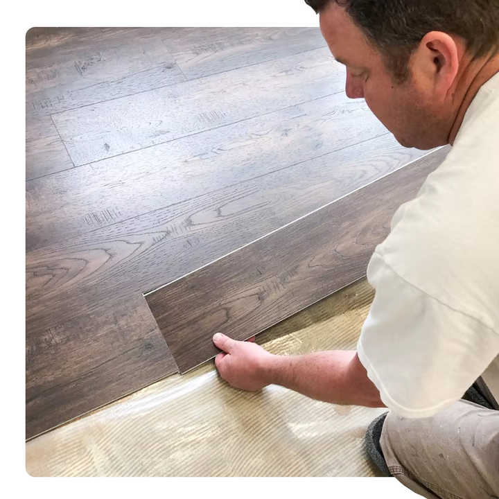 Unilin Click PVC 4mm Spc Click Floor Raw Materials PVC Click Floor 