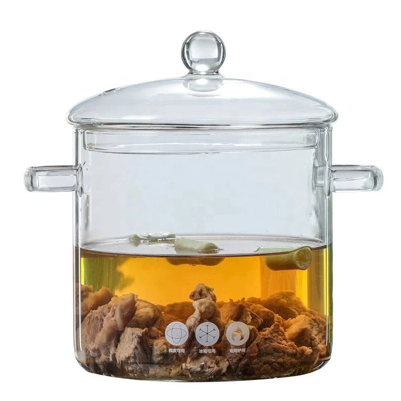 Nồi Thủy Tinh Đun Nấu Đa Năng Chịu Nhiệt ClearCooker