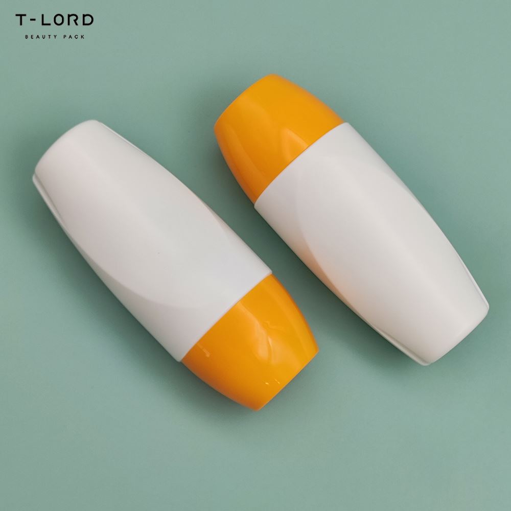 80ml empty PP plastic bottle/jar with tight lid for deodorant and cosmetics 