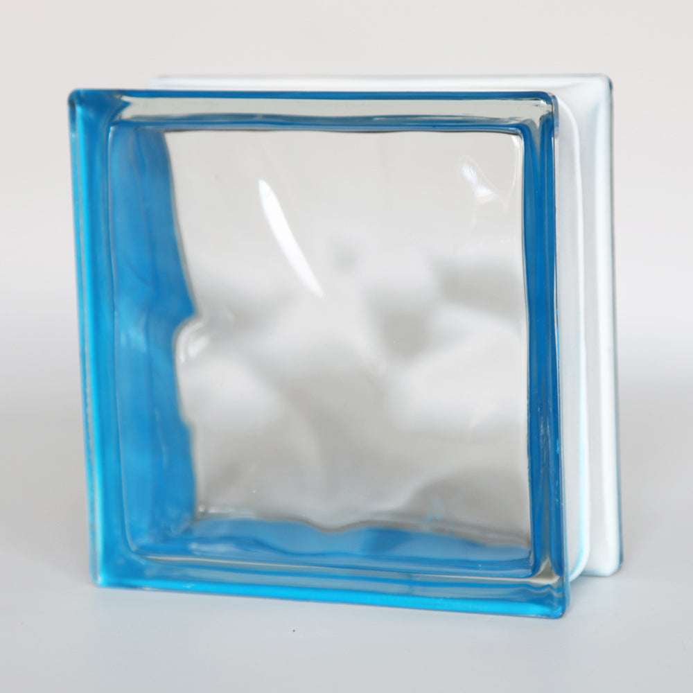 Hollow decorative stained glass bricks