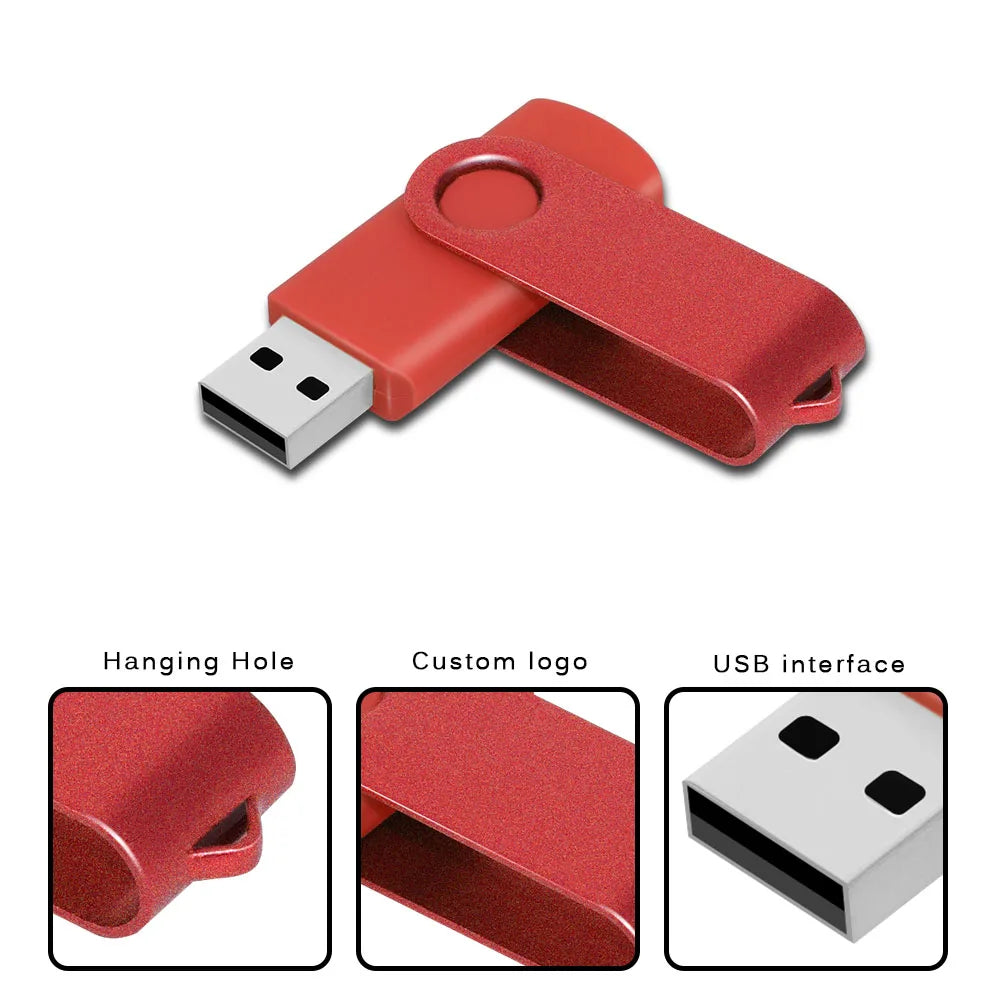 USB 2.0 Tốc Độ Cao - Bút Lưu Trữ 8GB-64GB Kèm Adapter