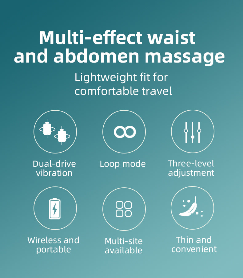 Đai Massage Làm Nóng Không Dây, Quang Trị Liệu, Giảm Béo Bụng, Định Hình Cơ Thể Di Động Cho Phụ Nữ - Daisan Mart