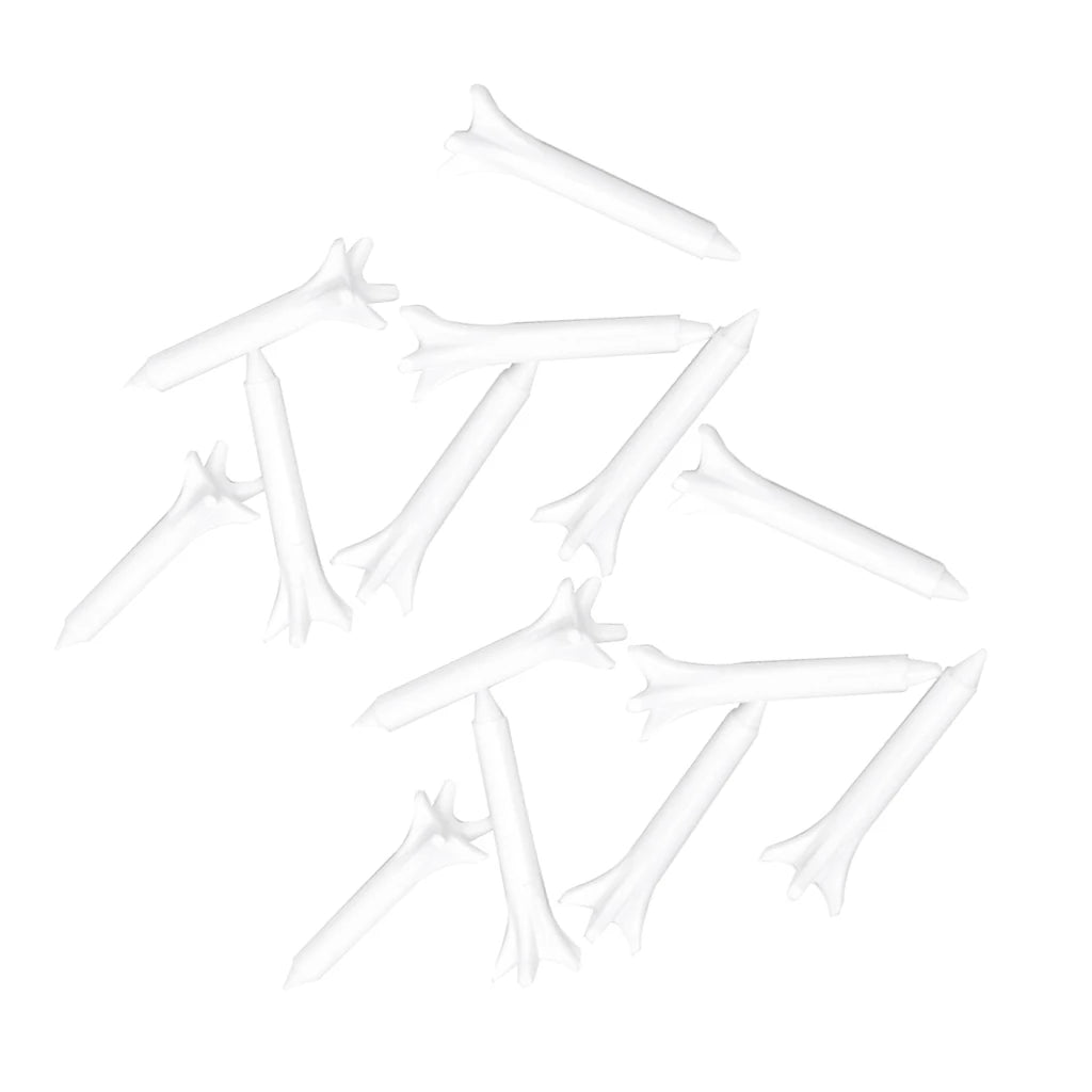 100 Durable 1.5 Inch Plastic Golf Tees for Golfer Practice