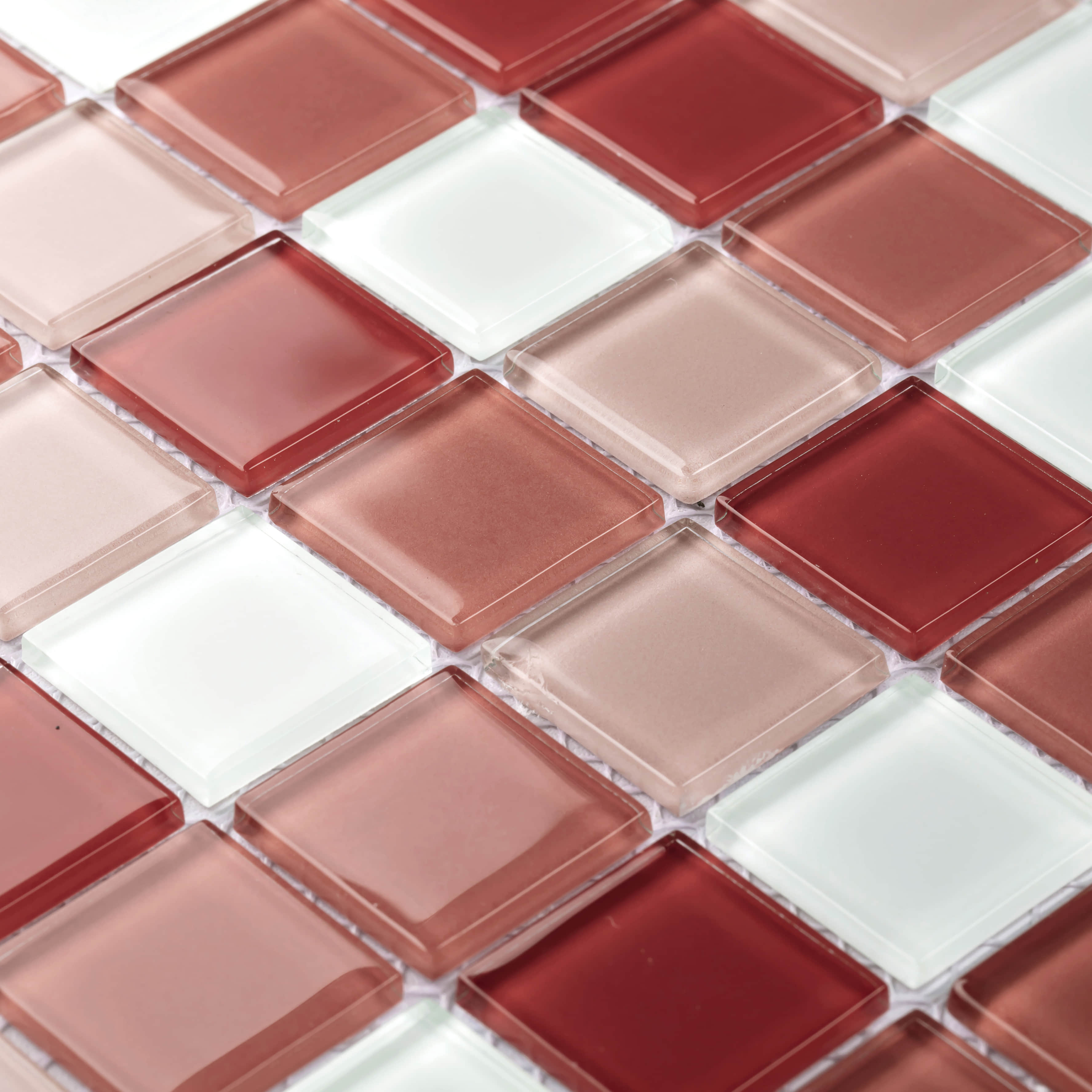 Fiberglass mosaic tiles for kitchen wall decoration, indoor swimming pool 