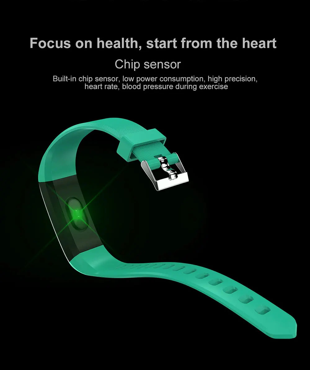 Đồng Hồ Thông Minh 115 Plus Đo Nhịp Tim Chống Nước