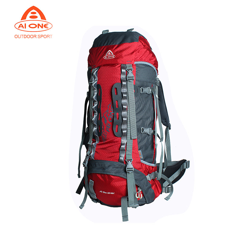 Large capacity mountaineering backpack for outdoor adventure, travel, hiking, camping 