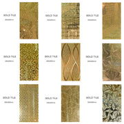 Sparkling Gold Porcelain Bathroom Wall Tiles 600x1200mm