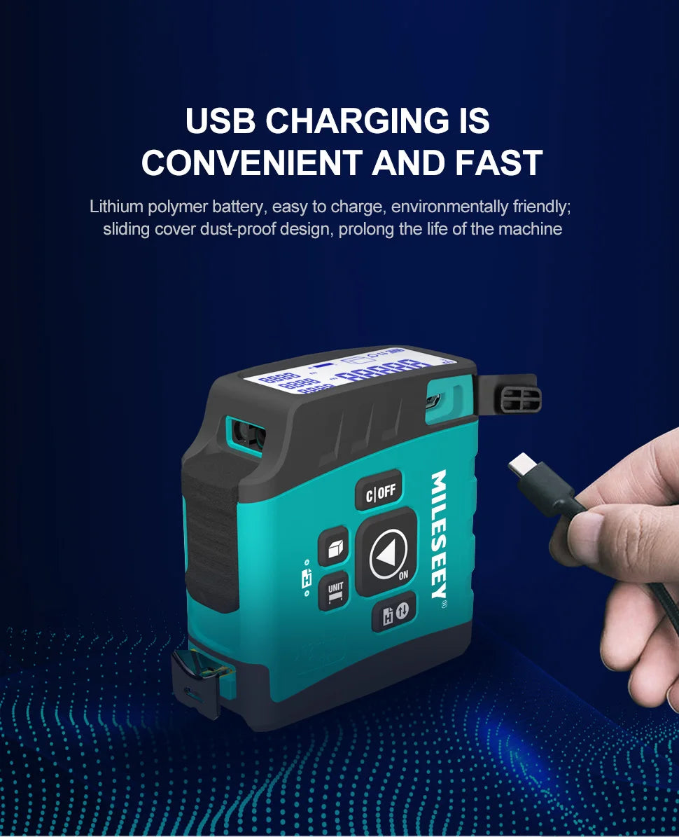 Máy Đo Khoảng Cách Laser Cầm Tay Mileseey Chính Xác - Daisan Mart