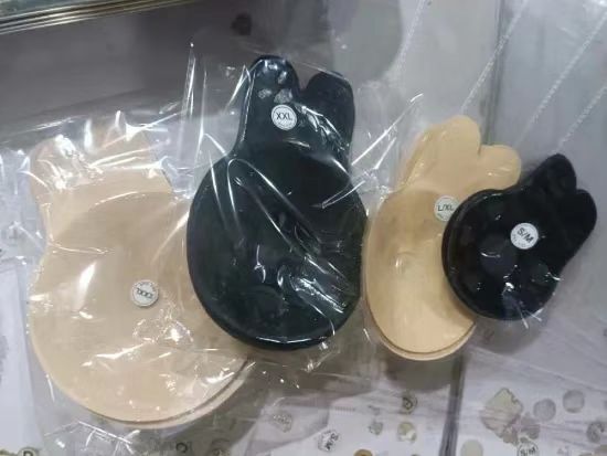 Áo lót dán silicon họa tiết da báo hình tai thỏ không dây tự nâng không lưng vô hình nâng đẩy hỗ trợ cỡ lớn - Daisan Mart