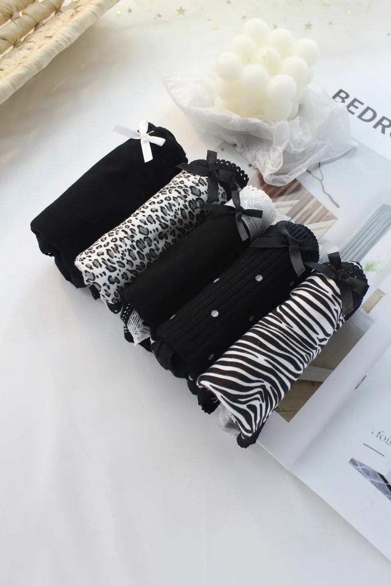 Kawaii Women's Underwear 5 Cute Animal Patterns