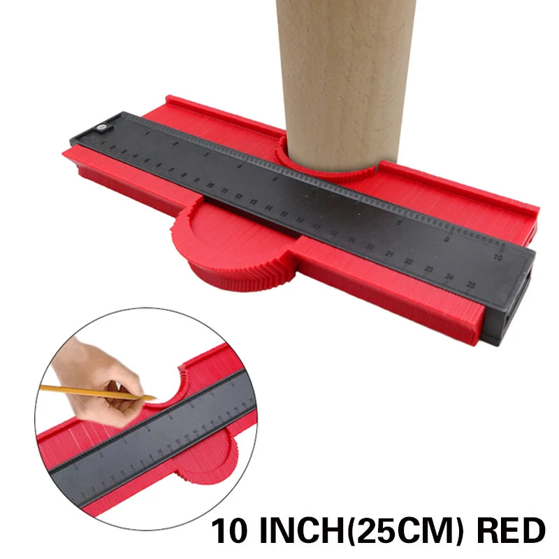 Shape Contour Gauge Measuring Tool Adjustable Lock Ceramic Tiling Tile Table Corner Profile Cutting Tool Contour Copy Duplicator