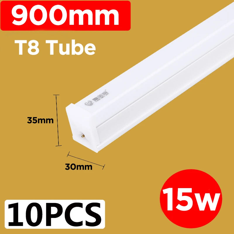 T5/T8 LED Tube Lights for Kitchen Ceiling Wardrobe 220V