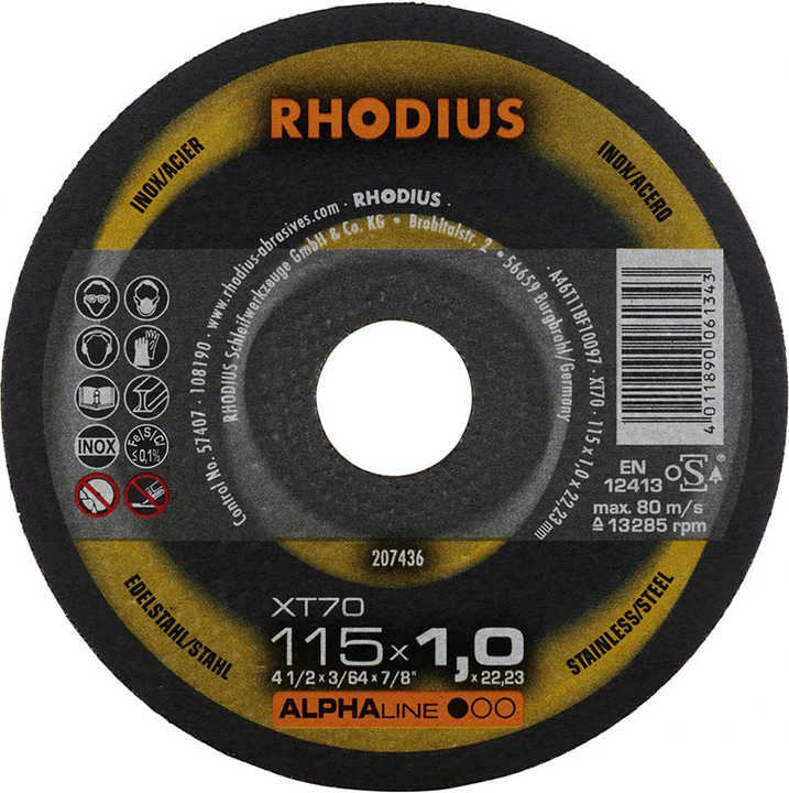 Cutting Disc Grinding Wheel 115mm 115x1.2x22mm OEM 