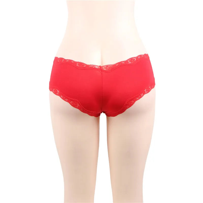 Brazilian Cotton Panties Plus Size Female Underwear Mid-Rise Comfortable Seamless Underpants Elastic Hot Sexy Panty Briefs Mujer