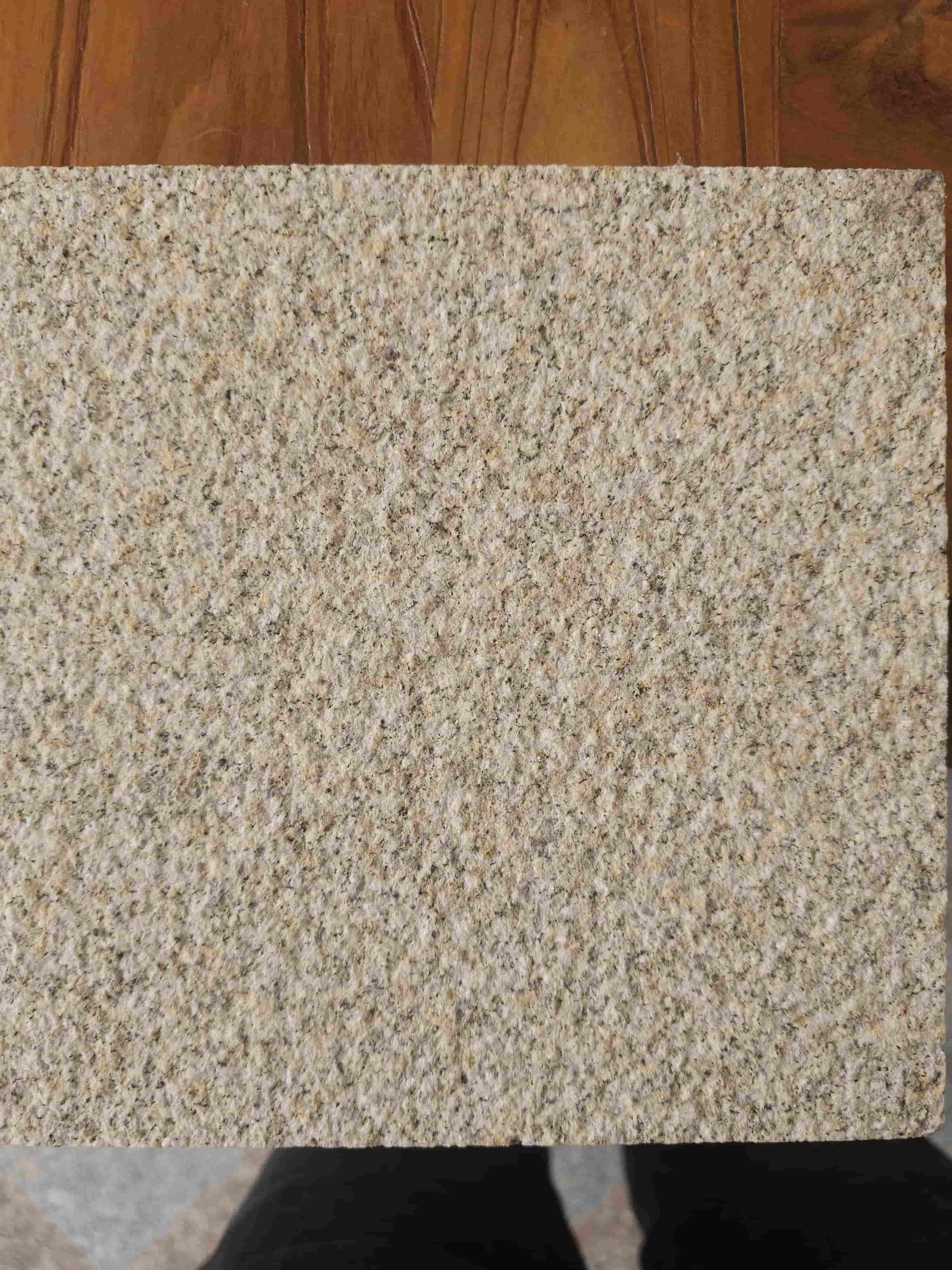 Vintage industrial style granite wall cladding for wine cellar entrance 