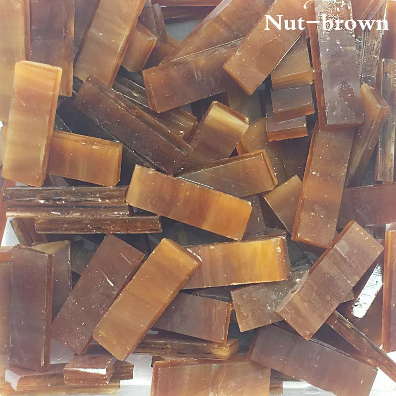 Thanh Mosaic Kính Tái Chế 7x21mm Trang Trí DIY 1000g