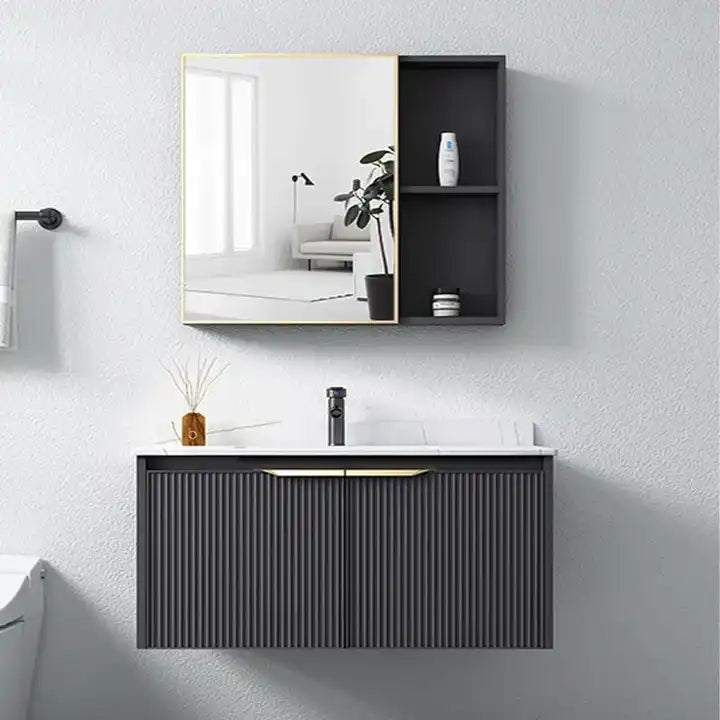 Wall Cabinet 2023 Best Selling Aluminum Cabinet Toiletry Cabinet with Sink 