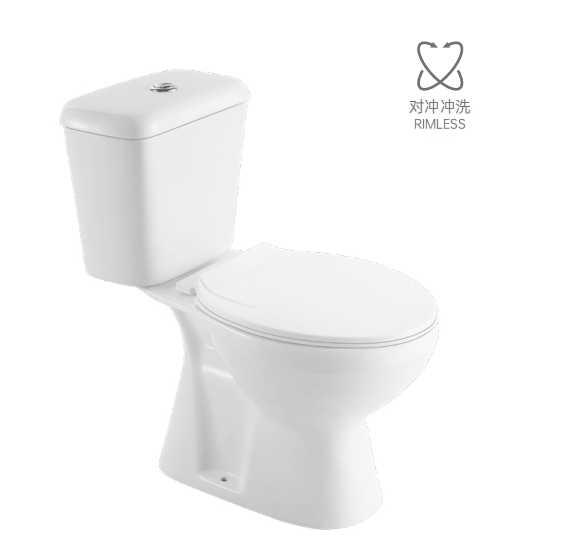 Medyag MFZ-06R Rimless Two-piece Toilet Eco White Ceramic WC 