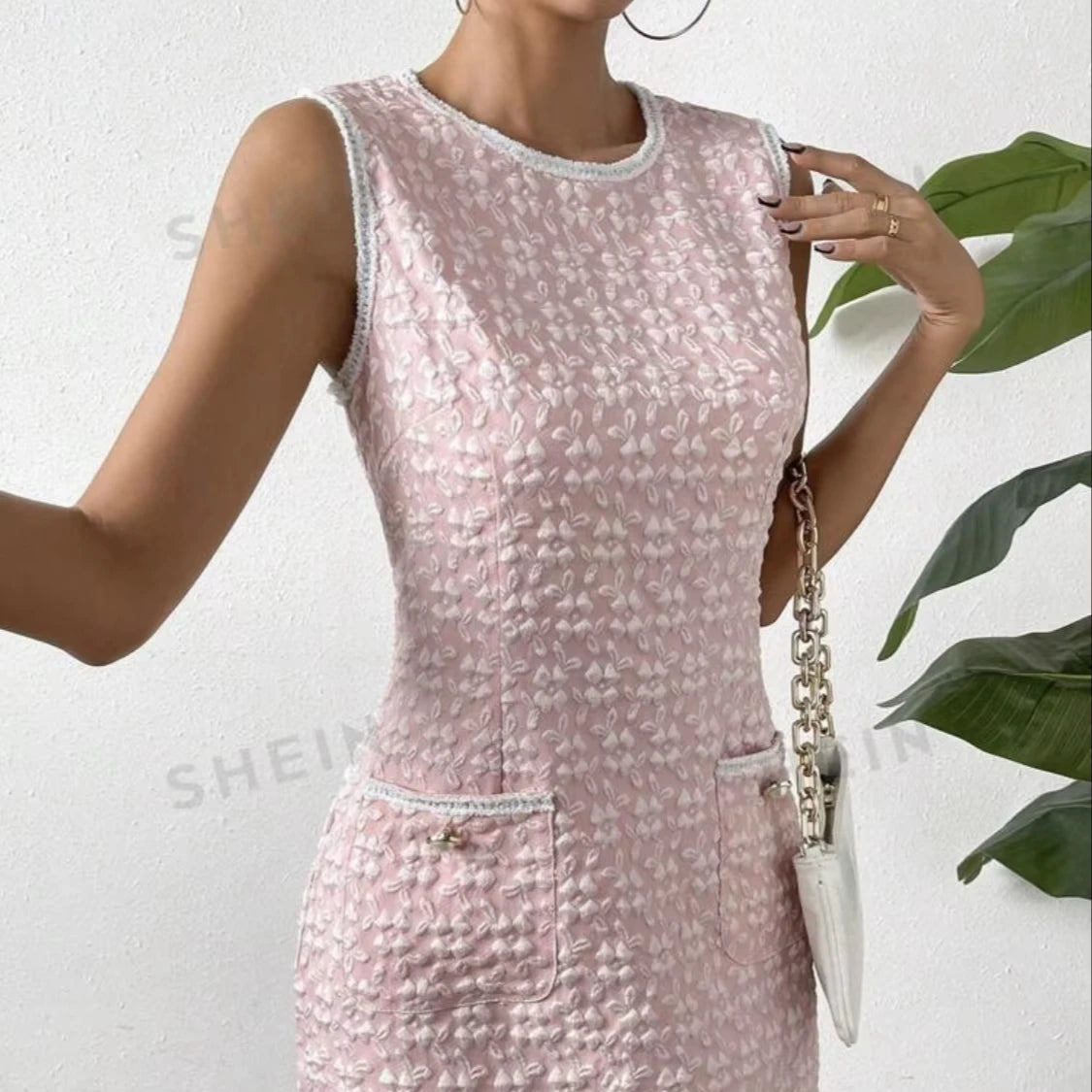 3D Floral Jacquard Fabric For Women's Dresses &amp; Home Wear