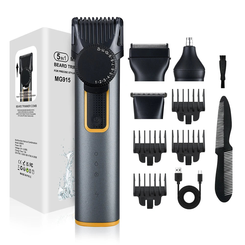 Bộ Tông Đơ Cắt Tóc Đa Năng USB Tiện Lợi Ngoài Trời