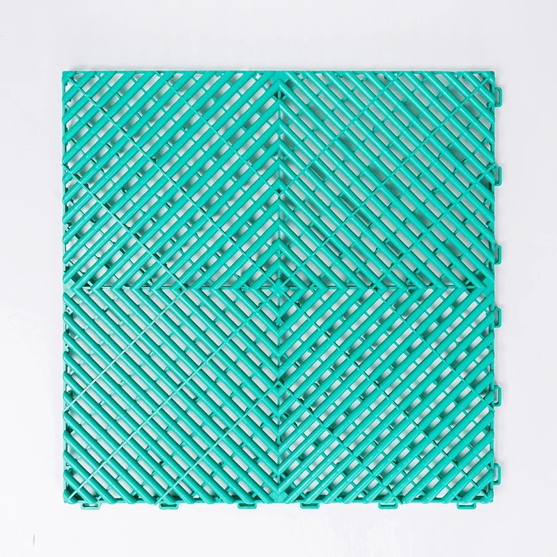 Modular Vented Floor Tiles for Garage Workshop - Anti-Slip Surface, Quick Drain Design - Daisan Mart