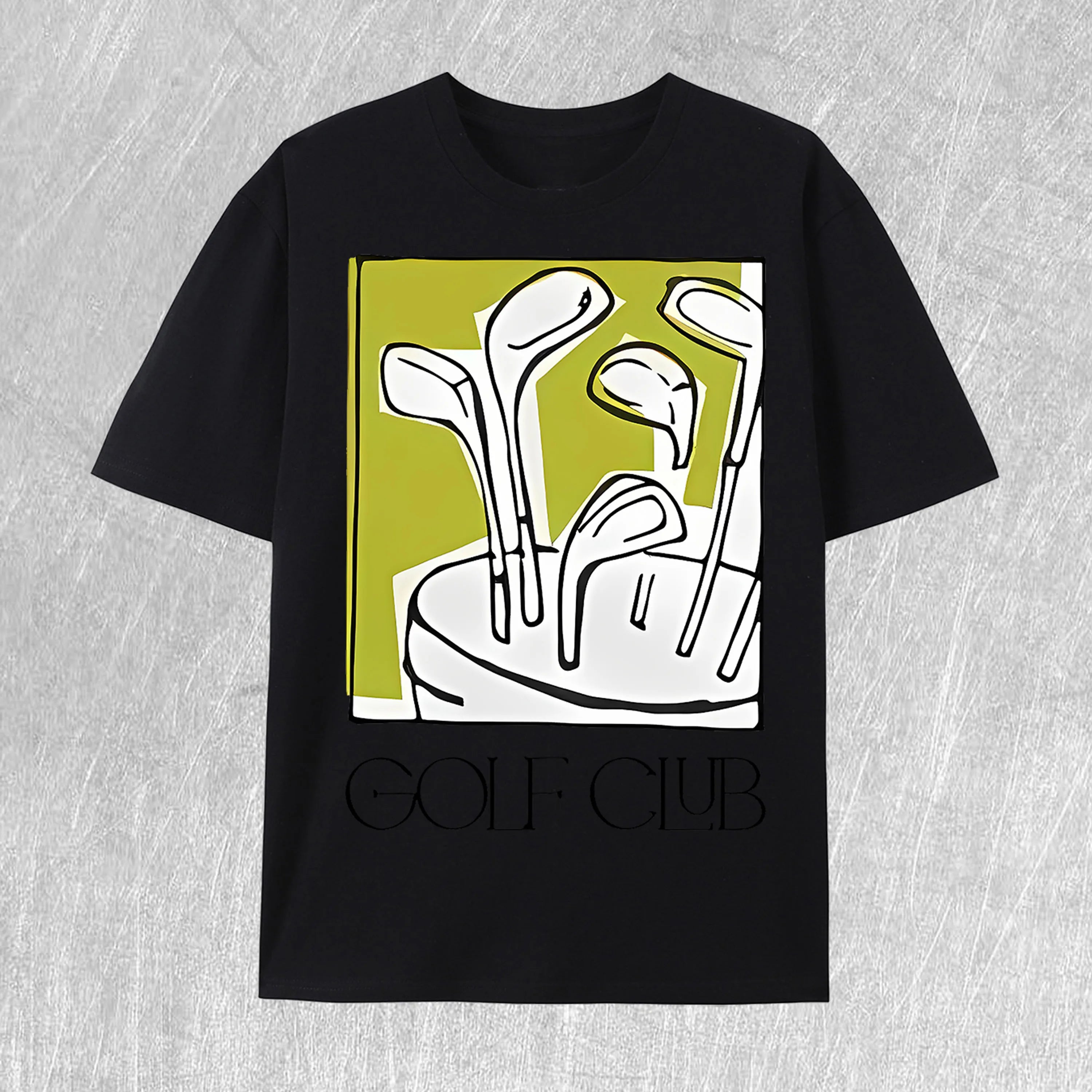 Golf Club T-Shirt 100% Cotton - 7 Colors, US Warehouse