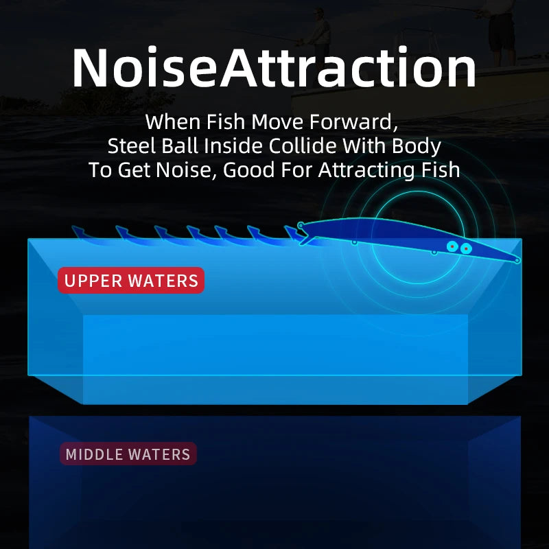 Mồi Câu Cá BEARKING PRO 175mm Nổi Chuyên Nghiệp