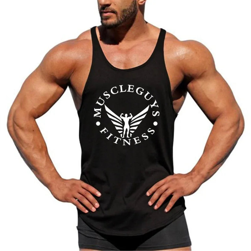 Men's Gym Tank Bodybuilding Sports Style Shirt