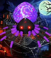 5FT LED Spider Lamp Unique Garden Halloween Decoration