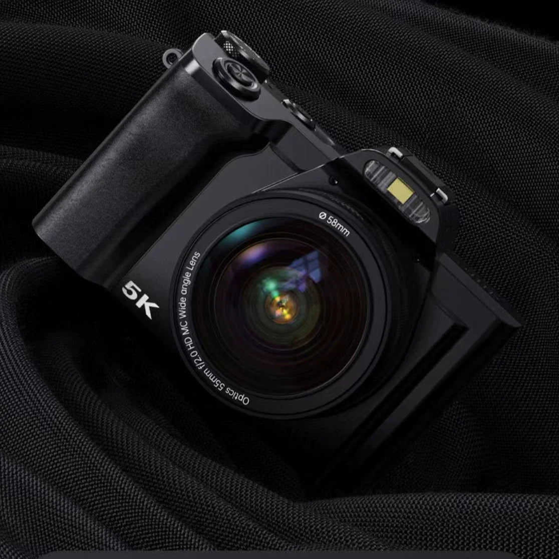 Professional Camera 5K DSLR 4K Vlog 3.5 IPS Black