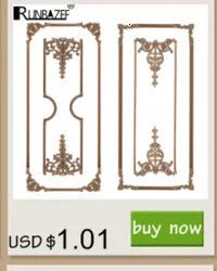 Wood Mouldings Wood Carving Door Onlay Wood Applique Wood Decal Antique Retro Modern Long Leaves Wooden Cabinet Furniture Corner
