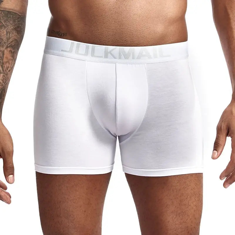 Men's Breathable Cotton Padded Butt Underwear with Removable Pads