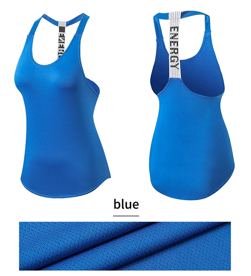 Áo Gym Nữ Thoáng Mát Lưng Hở Chữ Cá Tính - Daisan Mart