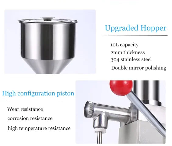 A03 Manual Hand Operated Water Oil Honey Alcohol Gel Filler Filling Machine  Shampoo Nail Polish  Liquid Paste Filling Machine - Daisan Mart