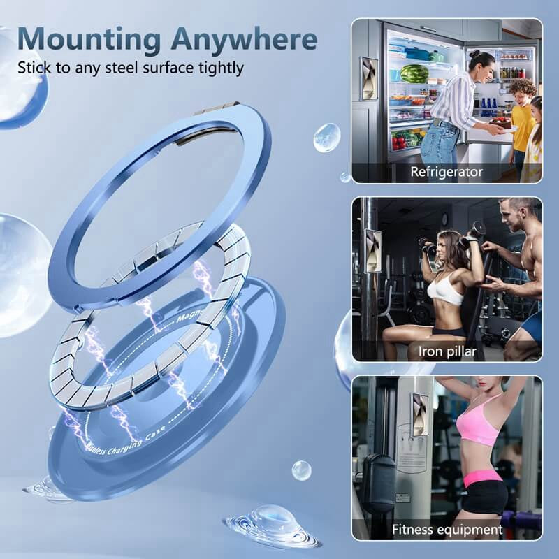 Ốp lưng PC+TPU Chống sốc Từ tính Xoay 360° cho Samsung Galaxy S25 Ultra