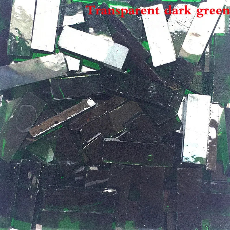 Thanh Mosaic Kính Tái Chế 7x21mm Trang Trí DIY 1000g