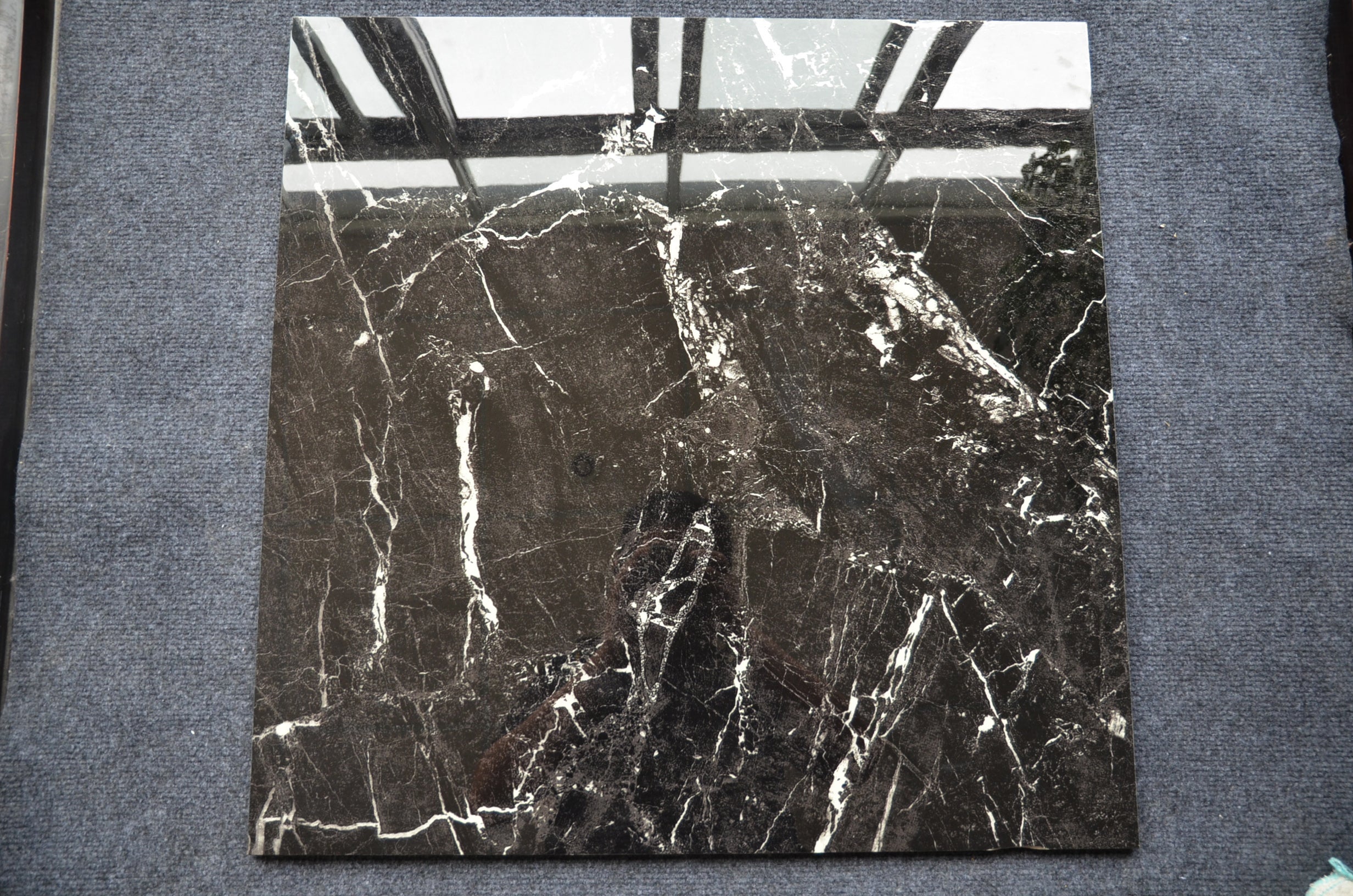 High Quality 60x60cm 24x24 Black Salt and Pepper Ceramic Floor Tiles