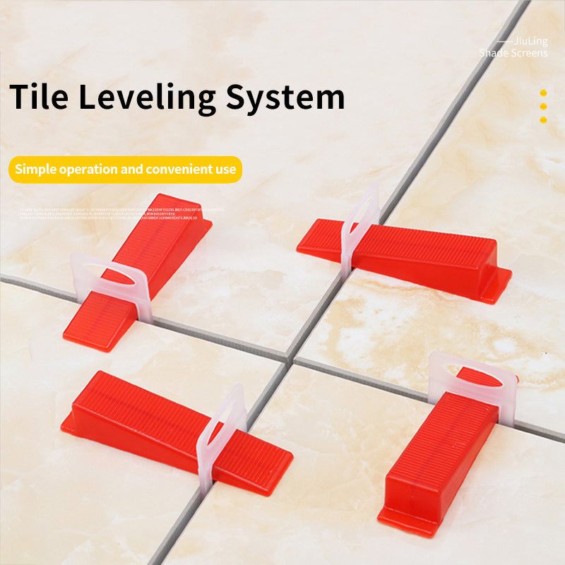 Clamp and wedge for plastic tile leveling system 0.5mm 1.5mm 1/16' 