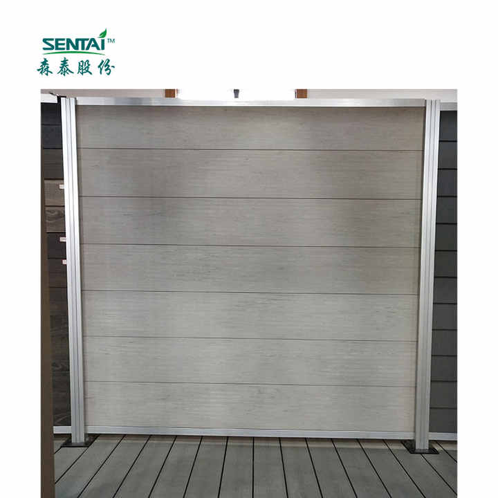 1.8*1.8m Easy to Install Outdoor Common WPC Composite Fence High Quality Environmentally Friendly Wood Plastic Composite Fence HD21-253H1 