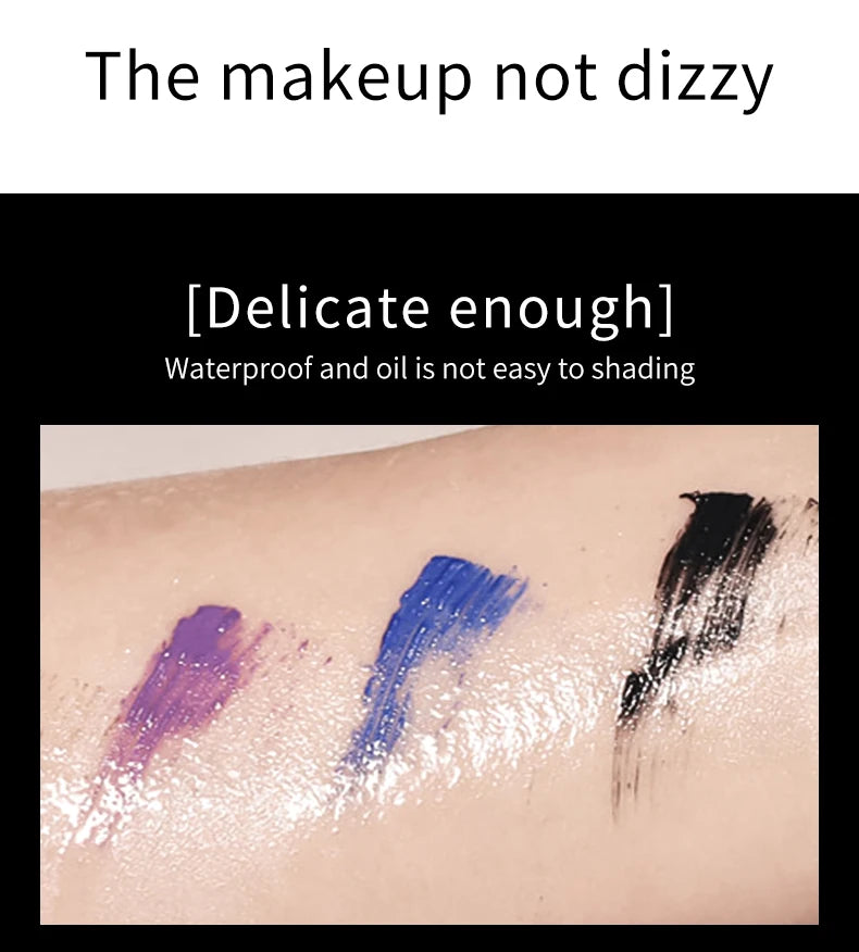 4D White Mascara Long Natural Curl Waterproof