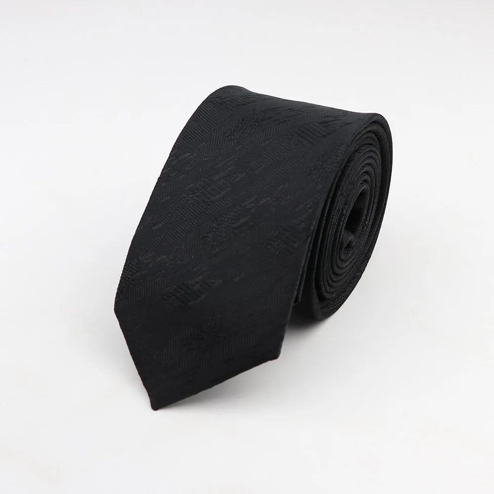 Cà Vạt Nam Công Sở Họa Tiết Thanh Lịch 6cm